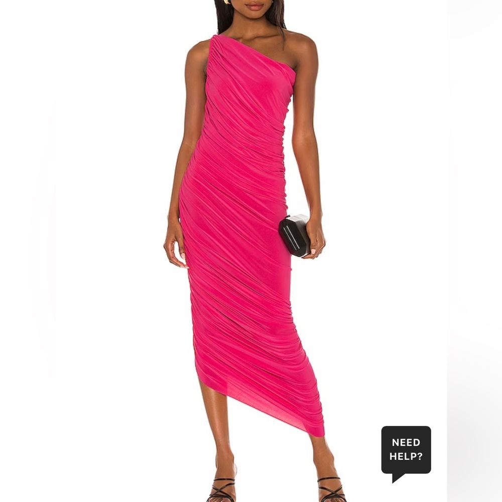 Norma Kamali Diana Gown Rose
